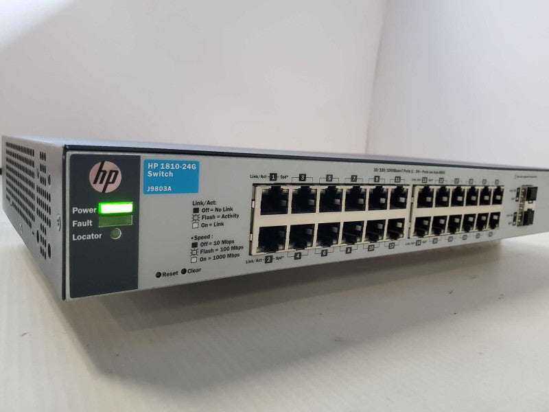 HP J9803A 1810-24G 24-Port Gigabit Ethernet Network Switch )