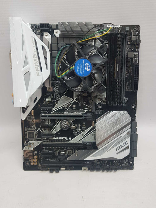 Asus Prime Z370-A Motherboard with intel i7-8700 @ 3.20 GHZ 16GB DDR4 Combo