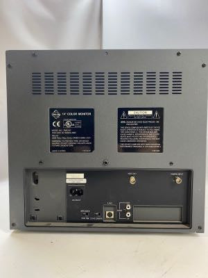PELCO 14\\" COLOR MONITOR (PMC14F) CRT RETRO GAMING S-VHS INPUT