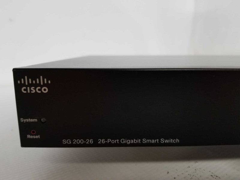 CISCO SG200-26 26-Port Gigabit Smart Network Switch, Read _