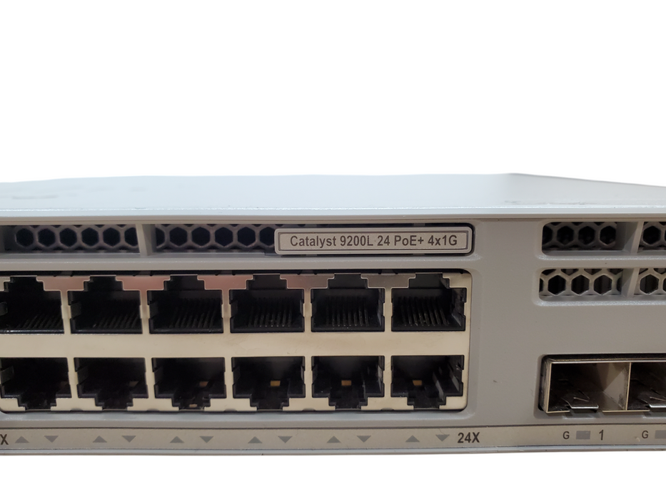 Cisco Catalyst C9200L-24P-4G-E v05 4x1G 24-Port PoE+ Gigabit Managed Switch