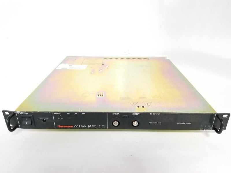 Sorensen DCS 100-12E Programmable DC Power Supply 100V 12A 1200W, Read _
