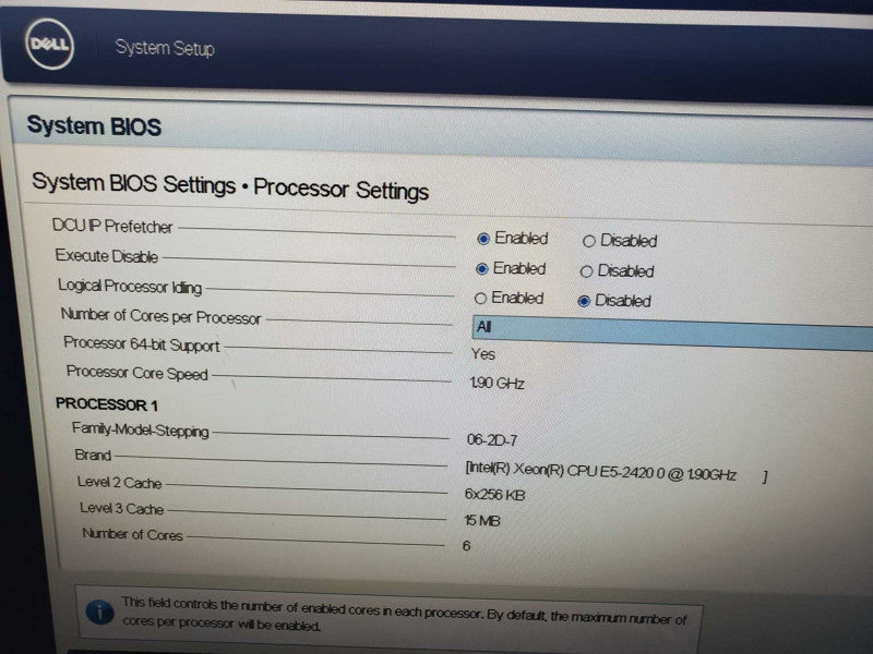 Dell PowerEdge R320 1x Xeon E5-2420 0 @ 1.90GHz 32GB Ram H310 Mini 2x PSU )