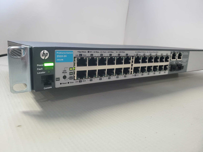 HP 2510-24 ProCurve 24-Port 10/100 Switch + 2x Dual Personality + 2x SFP J )