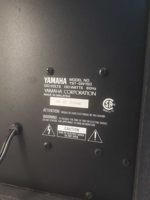Yamaha Active Servo Processing Subwoofer System YST-SW150