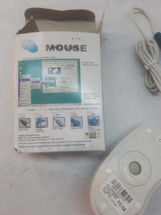 Mouse plug & play MK-203SS00A