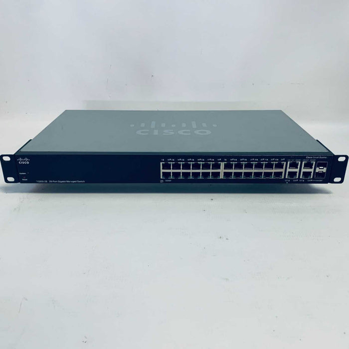 Cisco SG300-28 28 port Gigabit Managed Switch =