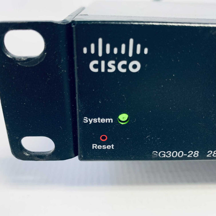 Cisco SG300-28 28 port Gigabit Managed Switch =