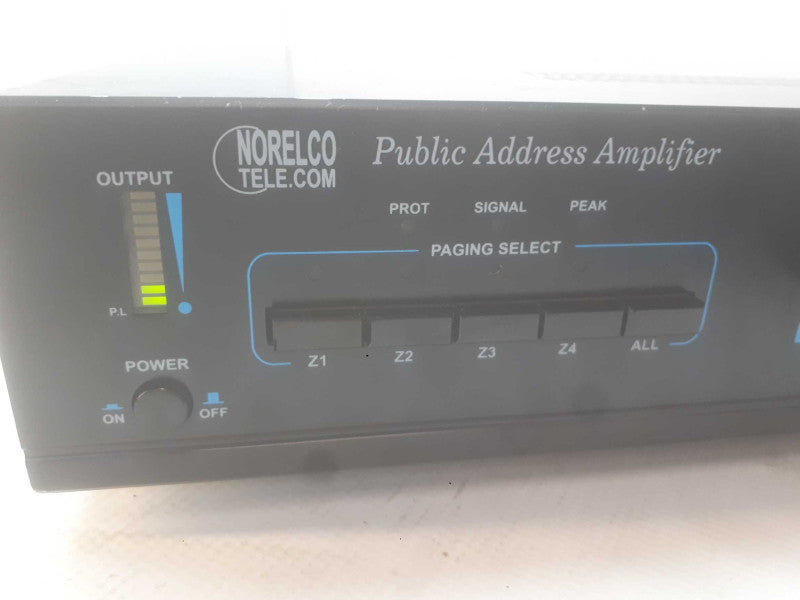 Norelco TELE.COM Public Address Amplifier TPA120