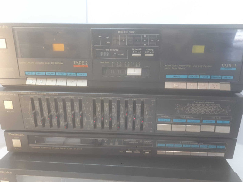 Technics 4 parts stereo RS-D550W, SH-Z250,ST-Z550,SU-Z950