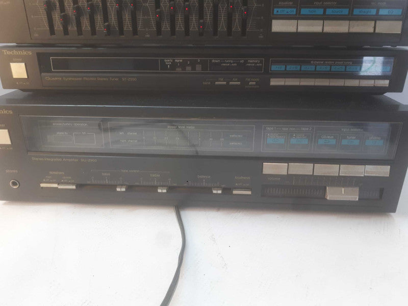 Technics 4 parts stereo RS-D550W, SH-Z250,ST-Z550,SU-Z950