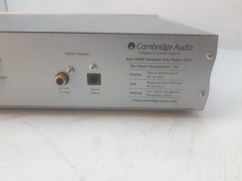 Cambridge Audio Azur 540C Compact Disc Player