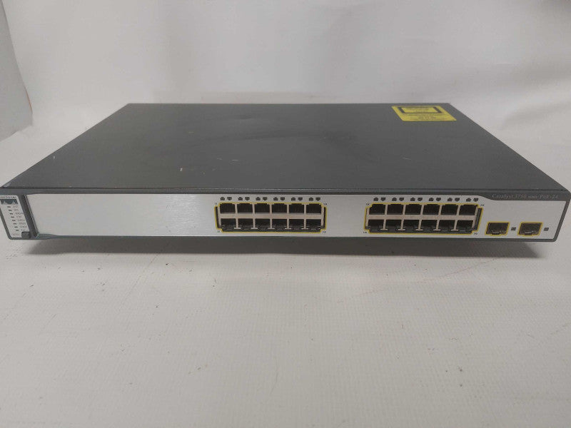 CISCO WS-C3750-24PS-S Catalyst 3750 Series Switch 24 Port Series POE24 Q