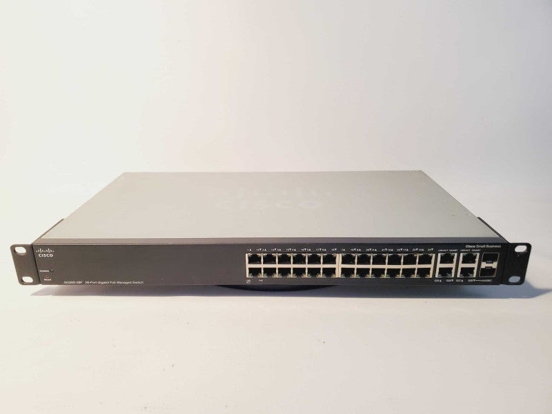 Cisco SG300-28P 28-Port Gigabit PoE Managed Switch Q(