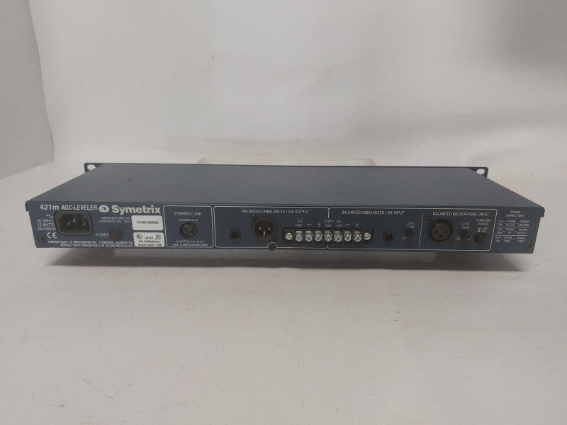 Symetrix 421M AGC-Leveler Compressor Expander Rackmountable Preamp