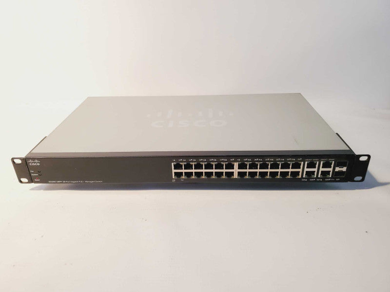 Cisco SG300-28PP 28Port Gigabit POE Managed Switch [Read] (