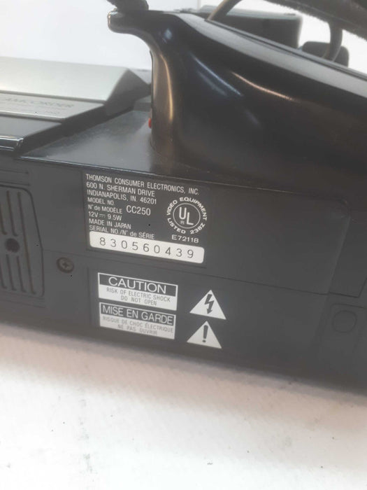 RCA VHS Camcorder solid state image sensor model#CC250