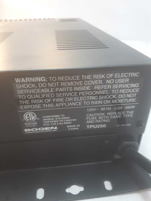 Bogen Amplifier TPU250