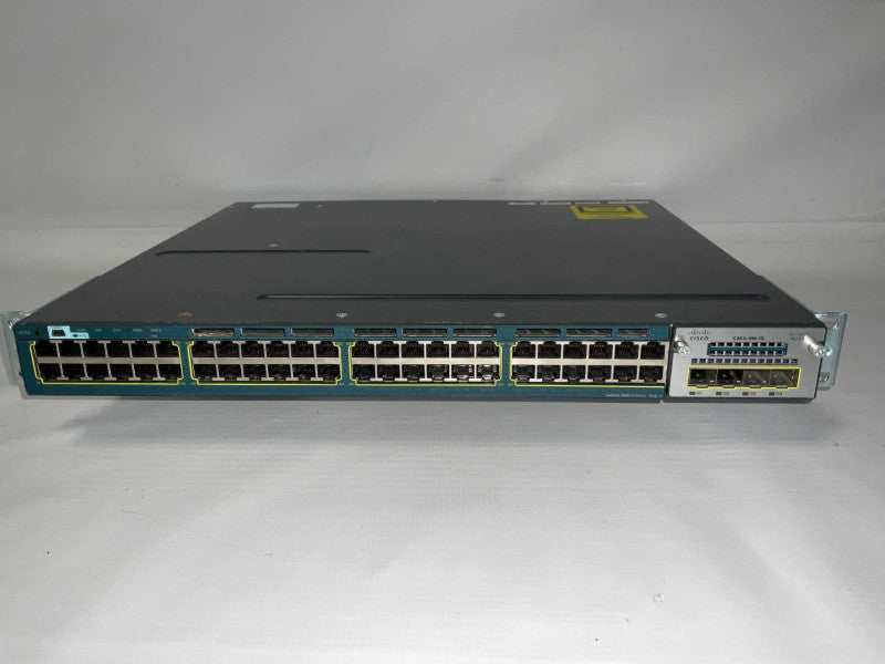 Cisco WS-C3560X-48P-S V01 48 Port Gigabit POE+ Network Switch  -