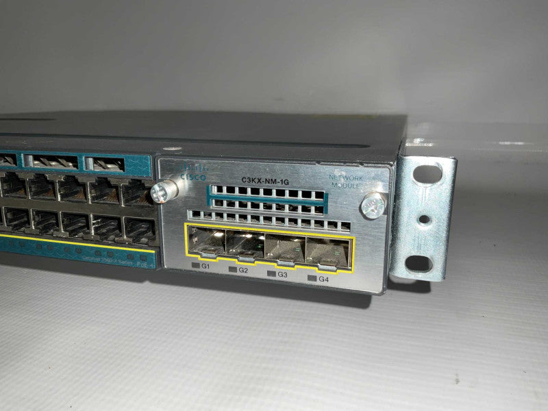 Cisco WS-C3560X-48P-S V01 48 Port Gigabit POE+ Network Switch  -