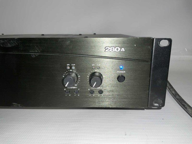 Crown 280A 2 Channel Stereo Integrated Preamp Power Amplifier -