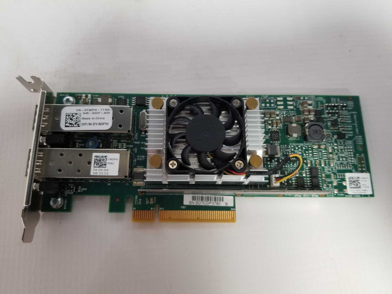 Dell Y40PH Broadcom 57810S Dual Port 10GbE SFP+ Network Card Low Profile #