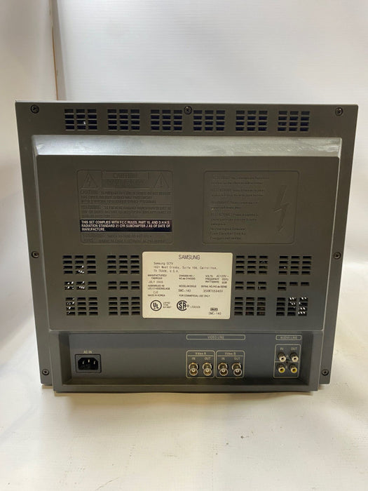 SAMSUNG CCTV MONITOR SMC-140 14 Inch CRT Monitor READ