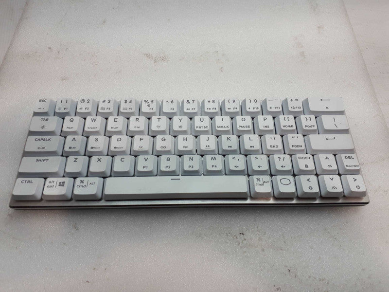 Cooler Master SK-620-SKTR1- Mechanical Gaming Keyboard - Silver/White &