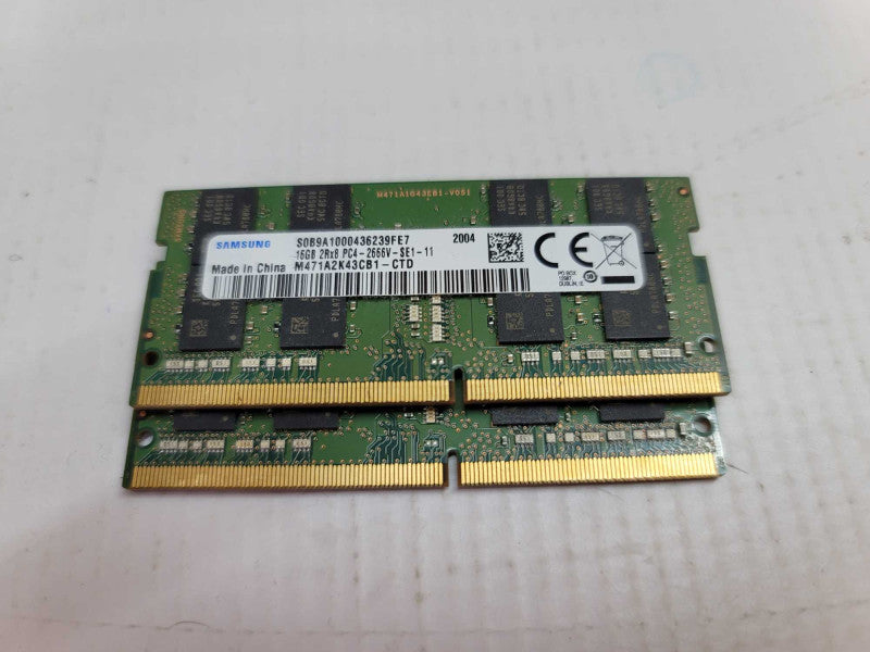 32GB (16x2) SAMSUNG DDR4 2666V-SE1-11 Î²