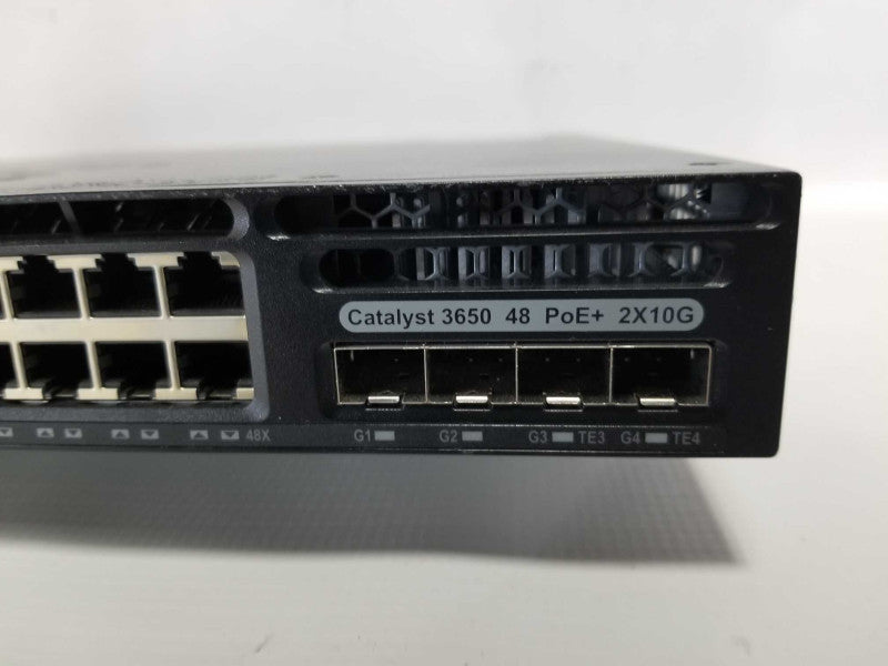 Cisco Catalyst 3650 Series WS-C3650-48FD-L PoE+ 2X10G - 1x PSU / FACT RESET Q#