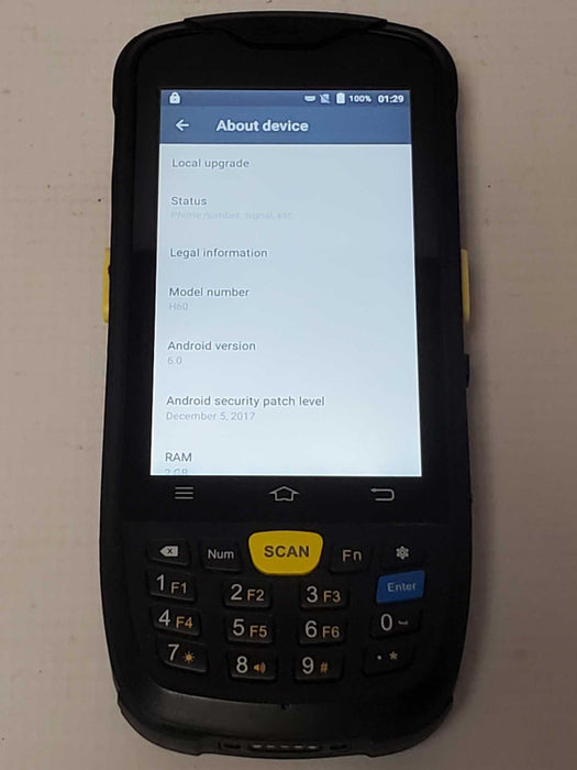 Chainway C6000 Android Barcode Scanner 16GB Storage |