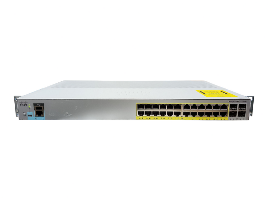 Cisco Catalyst WS-C2960L-24PS-LL | 24-Port Gigabit PoE Network Switch