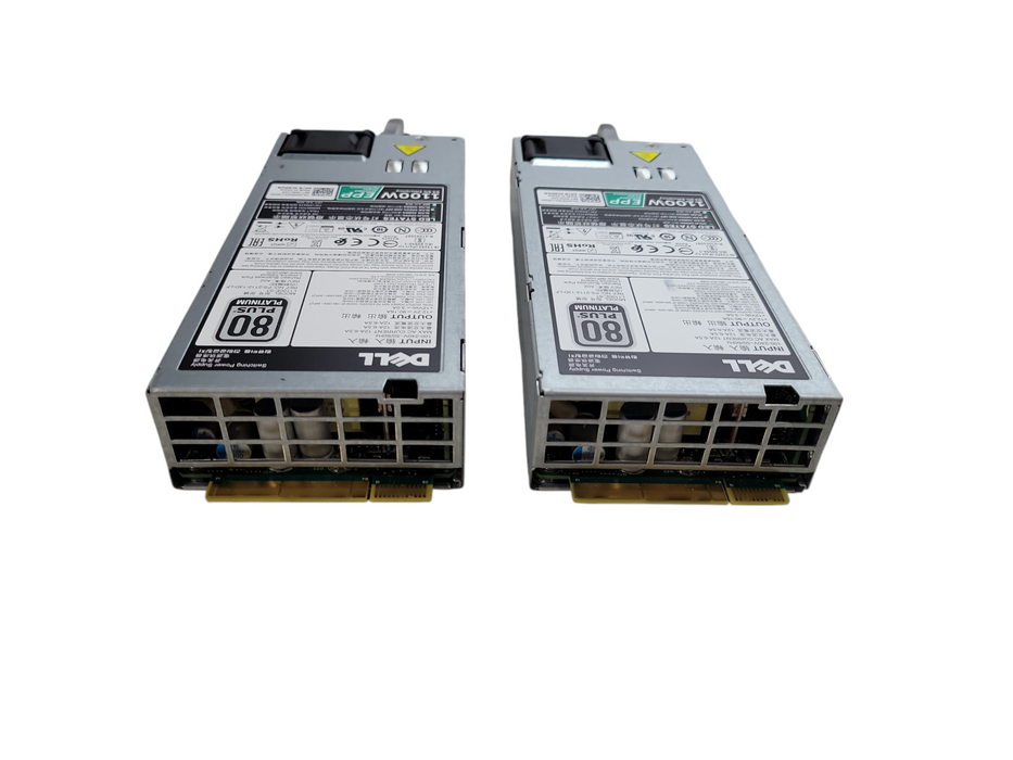 Lot of 2x - Dell 0cmpgm PowerEdge R630 R730 1100W Power Supply %