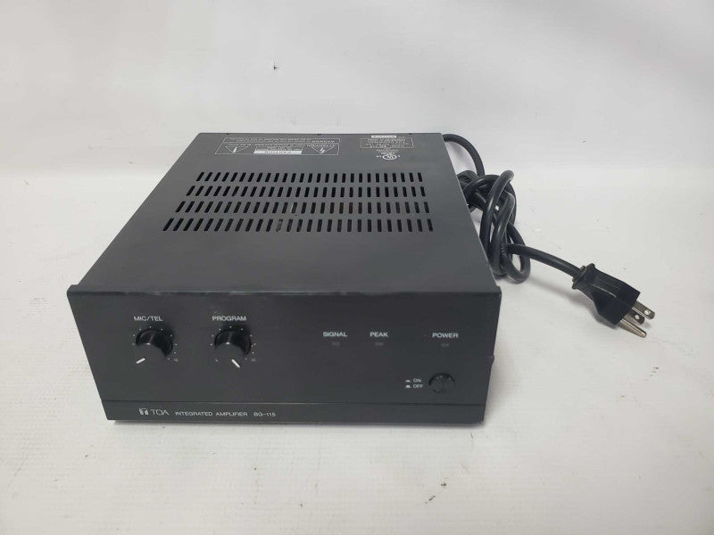 TOA Integrated Amplifier BG-115 (AS-IS) |