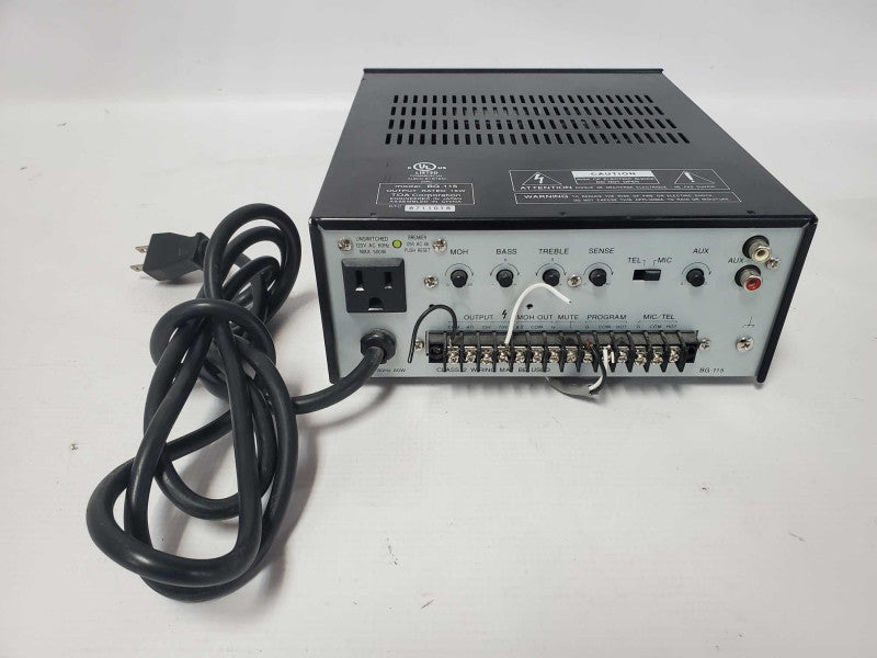 TOA Integrated Amplifier BG-115 (AS-IS) |