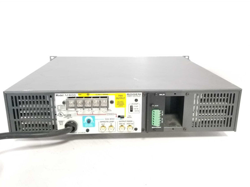 Bogen M-Class M600 Amplifier, Read _