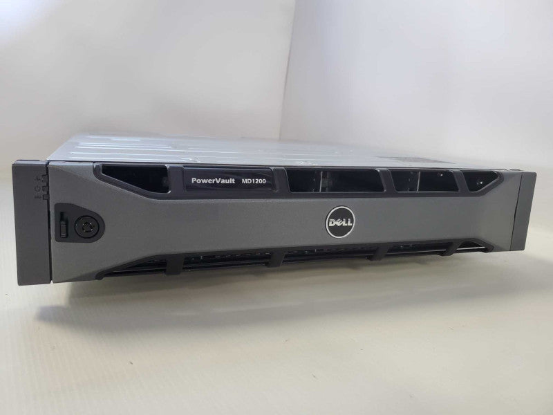 Dell PowerVault MD1200 2U 12 LFF Storage Array 2x E09M Control Modules & PSU )