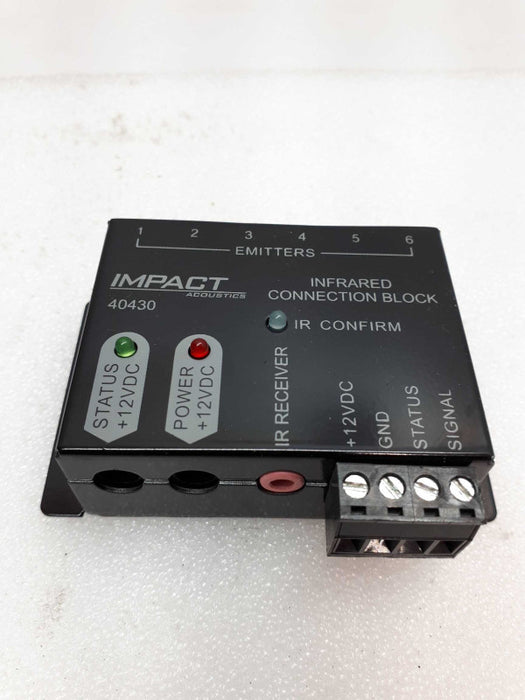 Impact Acoustics 40430 Infrared Connection Block ONLY  &