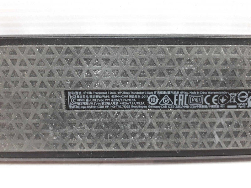 HP ZBook ThunderBolt 3 Docking Station HSTNN-CX01  &