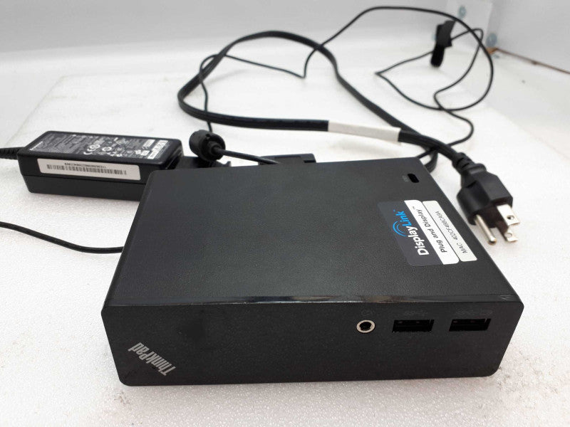 LENOVO THINKPAD BASIC USB 3.0 DOCK DL3700-ESS UNIVERSAL DOCKING STATION &
