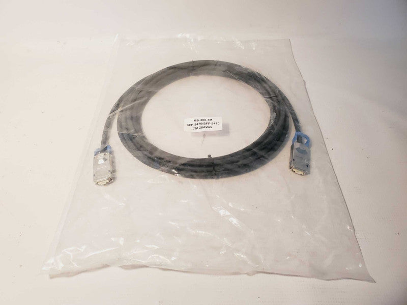 SAS SFF-8470 to SAS SFF-8470 Infiniband External Connection Cable 7M Q(