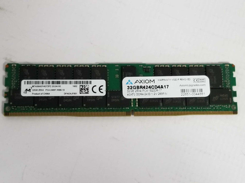 Axiom/Micron 32GB 2Rx4 PC4-2400T-RBB DDR4 Server RAM Q_