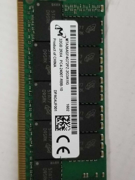 Axiom/Micron 32GB 2Rx4 PC4-2400T-RBB DDR4 Server RAM Q_