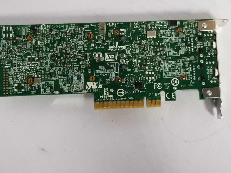 Dell Broadcam Dual Port 10Gb PCI-Express Network Adapter Card 0HN10N Q_