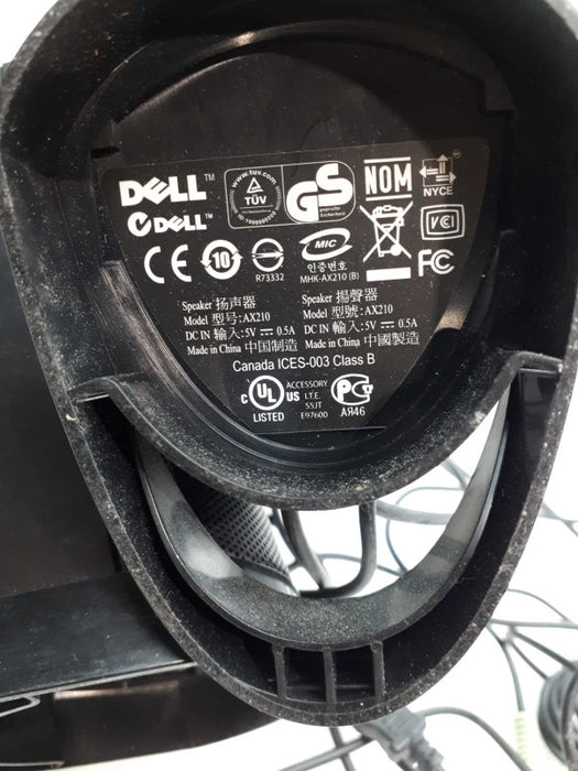 Dell AX210 Black PC/Laptop Multimedia Stereo Speaker  &