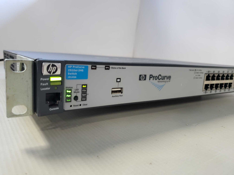 HP Procurve 2910al-24G J9145A 24port Gigabit Ethernet Switch *READ* )