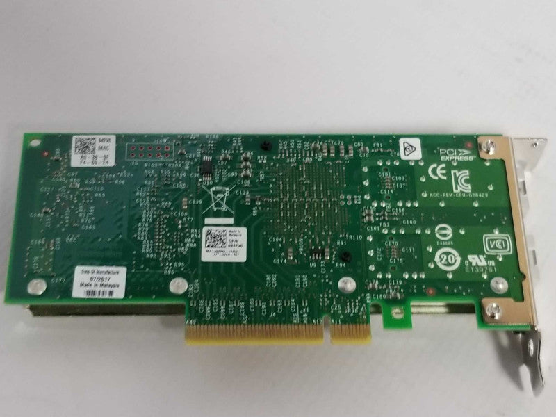 DELL Intel X520-DA2 X520 10Gb SFP+ Network Adapter LP 0942V6 _