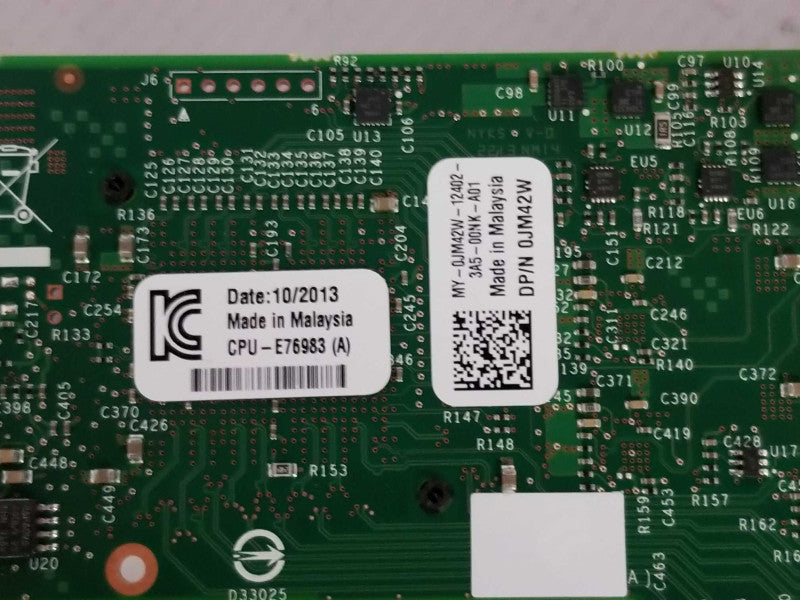 Dell Intel X520-T2 10Gb Dual Port Ethernet PCIe Adapter LP 0JM42W  _