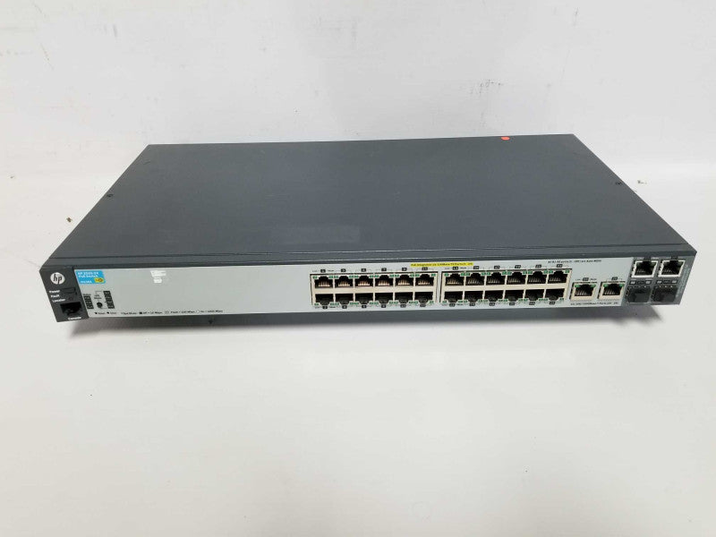 HP 2520-24 PoE Switch J9138A 24x ports - factory reset #