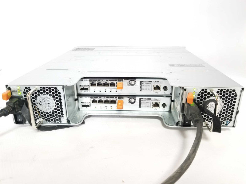 Dell PowerVault MD3220i Storage Array W 2x VFX1G Controllers, 2x PSU, Read _